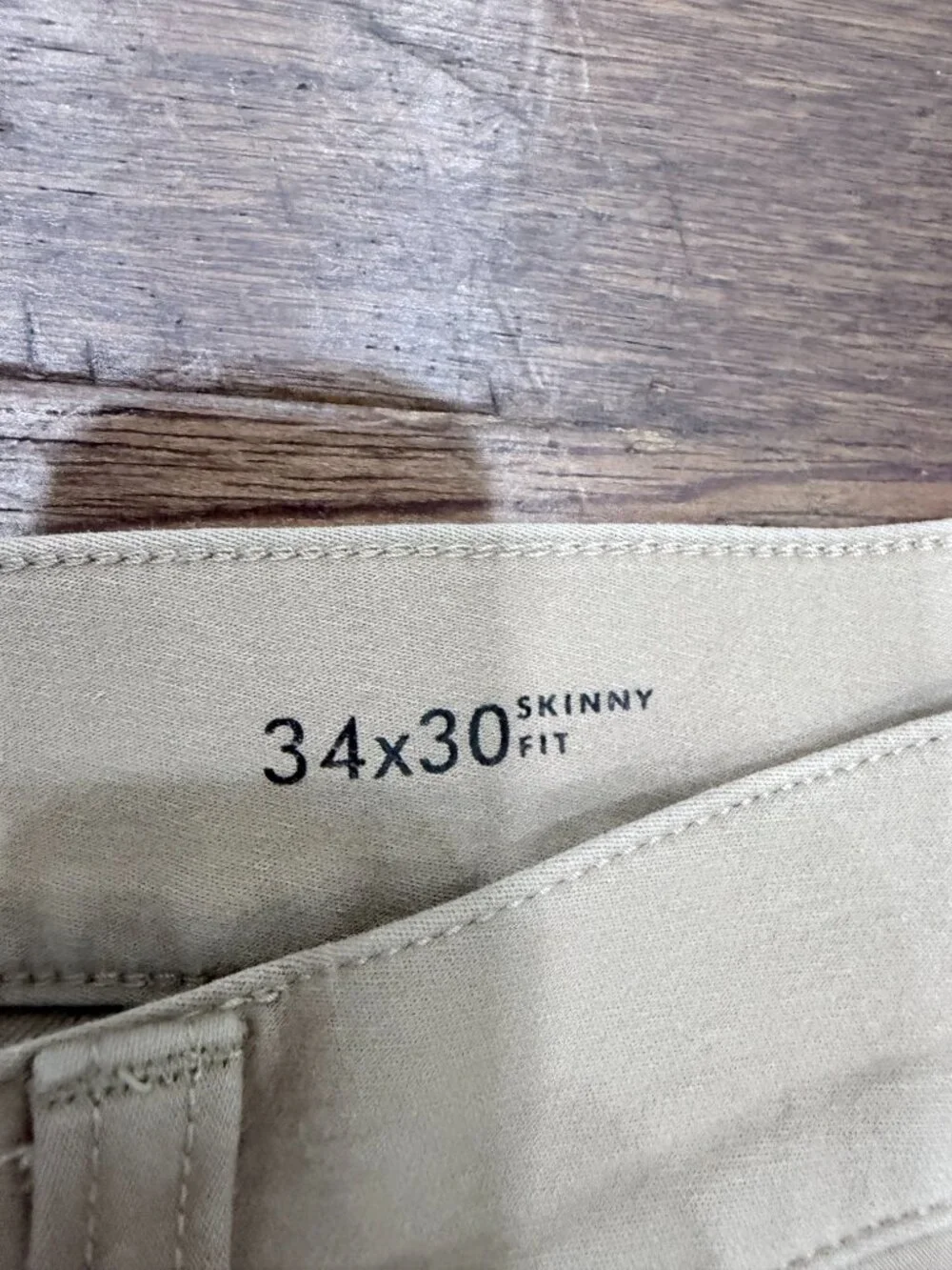 Banana Republic Traveler Skinny Khaki Pants Men’s 34x30 Stretch Cotton